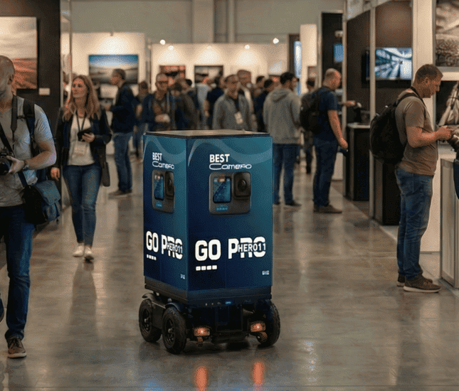 Beispiel des EMAY Creative Werbefahrzeugs