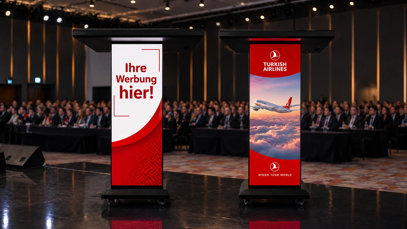 Digitales LED Rednerpult mit integrierter LED-Anzeige von EMAY CREATIVE